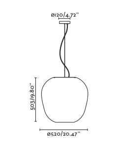 TIERRA 500 pendant lamp