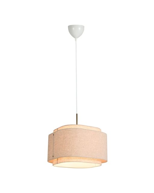 Double Shaded Fabric Pendant - Image 3