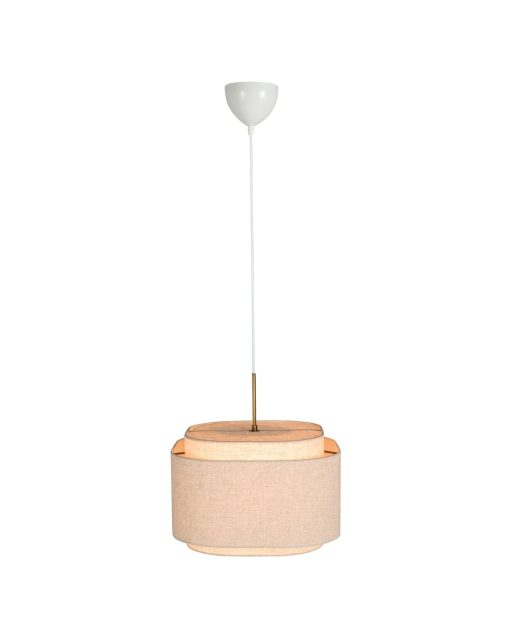Double Shaded Fabric Pendant - Image 5