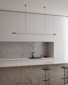 Formation Anodised Metal Linear Pendant