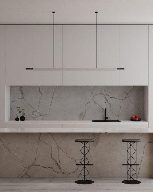 Formation Anodised Metal Linear Pendant