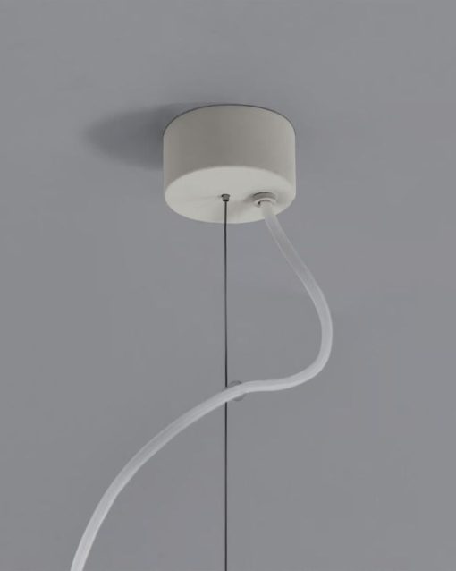 Modern Plaster Cylinder Pendant Light - Image 4