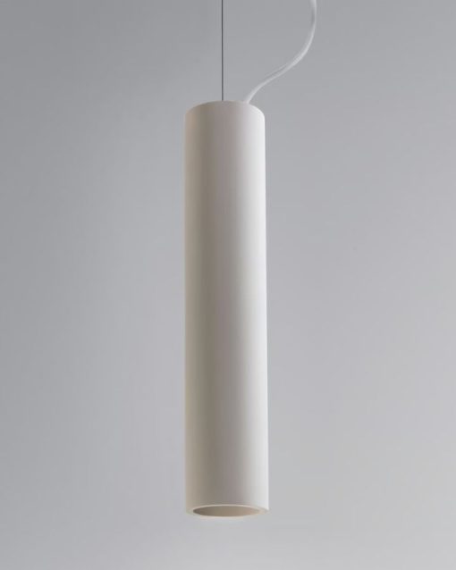 Modern Plaster Cylinder Pendant Light - Image 3