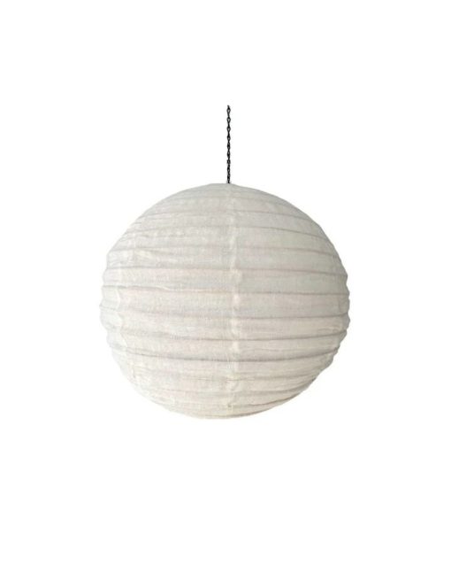 Round Cotton Pendant Shade - Image 7