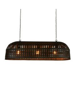 Woven Iron Long Pendant Light