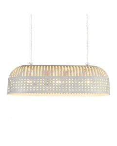 Woven Iron Long Pendant Light