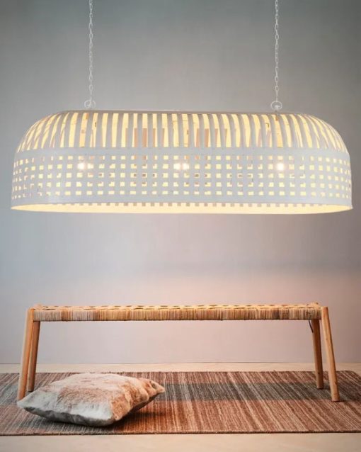 Woven Iron Long Pendant Light - Image 3