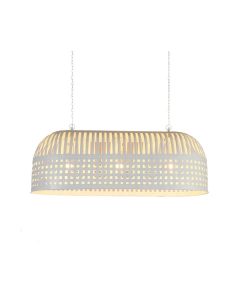 Woven Iron Long Pendant Light