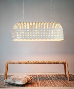 Woven Iron Long Pendant Light